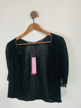 Load image into Gallery viewer, Monsoon Women&#39;s Linen Cardigan NWT | UK14 | Black
