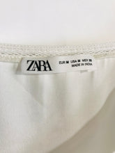 Load image into Gallery viewer, Zara Women&#39;s Satin Tank Top | M UK10-12 | White

