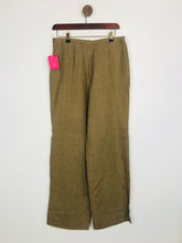 Load image into Gallery viewer, Boden Women&#39;s Linen Culottes Trousers NWT | UK12 | Brown
