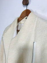Load image into Gallery viewer, Sisley Women&#39;s Wool Bomber Jacket | UK8 | Beige
