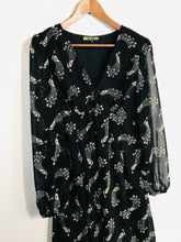 Load image into Gallery viewer, Biba Women&#39;s Sheer A-Line Dress | UK18 | Black
