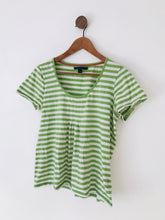 Load image into Gallery viewer, Boden Women&#39;s Striped T-Shirt | UK16 | Green
