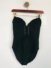 Load image into Gallery viewer, Lavish Alice Women&#39;s Corset Bodysuit Tank Top NWT | UK6 | Black
