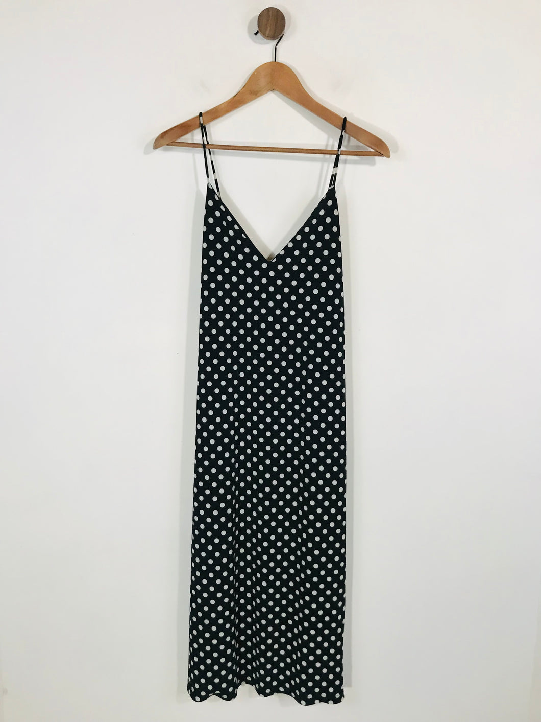 Zara Women's Polka Dot Shift Dress | S UK8 | Black