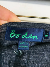 Load image into Gallery viewer, Boden Women&#39;s Wide Leg Pinstripe Smart Trousers | UK16 | Grey
