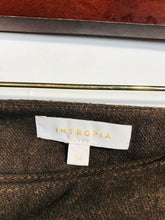 Load image into Gallery viewer, Intropia Women&#39;s Wool Pleated Midi Skirt | EU36 UK8 | Brown
