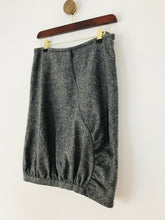 Load image into Gallery viewer, Armani Women&#39;s Wool Bubble Mini Skirt | 40 UK8 | Grey

