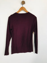 Load image into Gallery viewer, Pure Collection Women&#39;s Long Sleeve T-Shirt | UK10 | Purple
