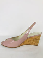 Load image into Gallery viewer, Russell Bromley Womens Peep Toe Wedges | UK 6 EU 39 | Pink
