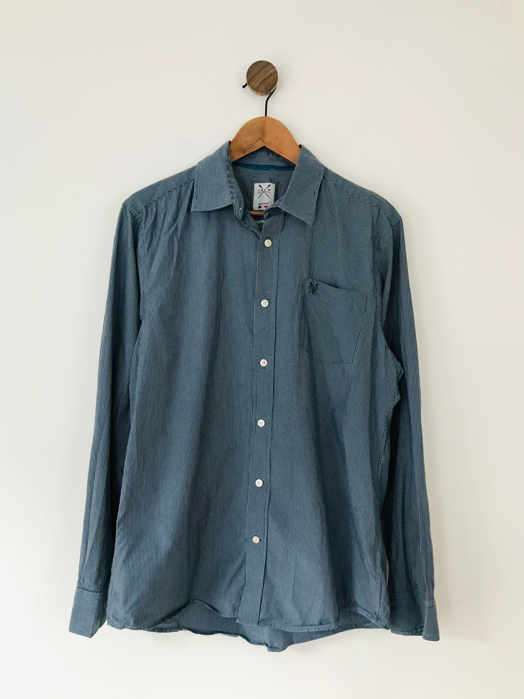 Crew Clothing Men’s Stripe Shirt | M | Blue