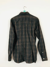Load image into Gallery viewer, Mango Men’s Check Long-Sleeve Shirt NWT | M | Grey
