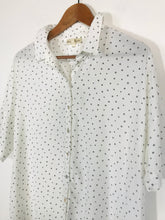 Load image into Gallery viewer, Phase Eight Women&#39;s Star print Button-Up Shirt | UK10 | White
