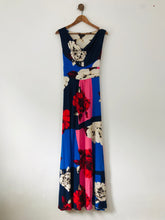 Load image into Gallery viewer, Phase Eight Women&#39;s Floral Colour Block Maxi Dress | UK12 | Multicolour
