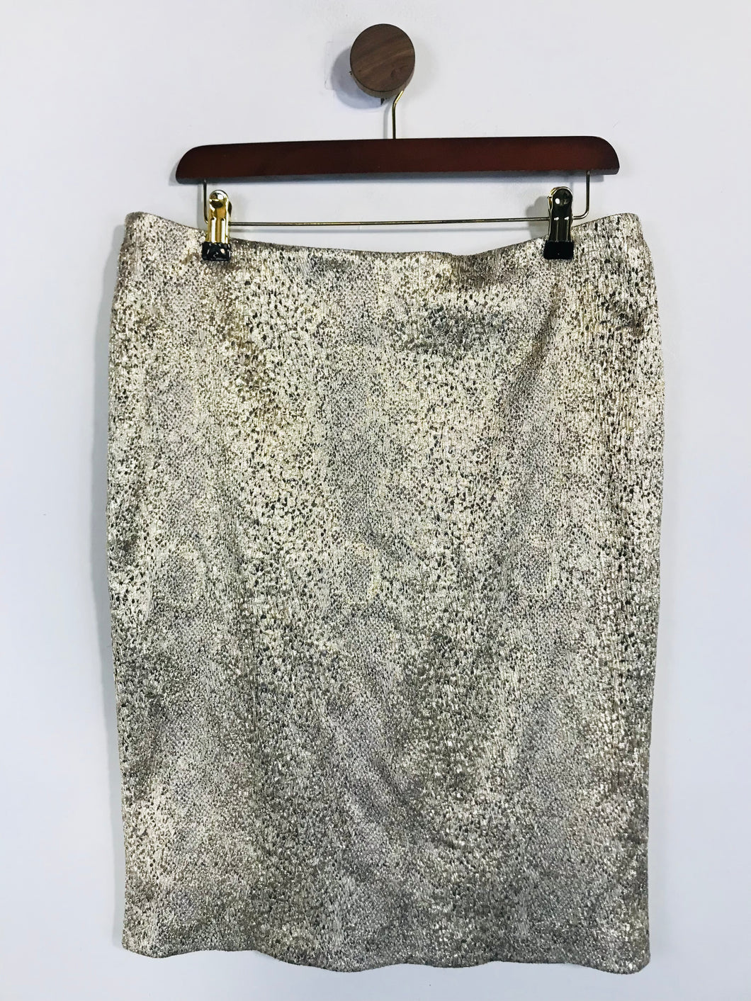 Biba Women's Metallic Pencil Skirt NWT | UK16 | Multicoloured