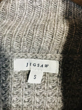 Load image into Gallery viewer, Jigsaw Women&#39;s Wool Roll Neck Jumper | S UK8 | Grey

