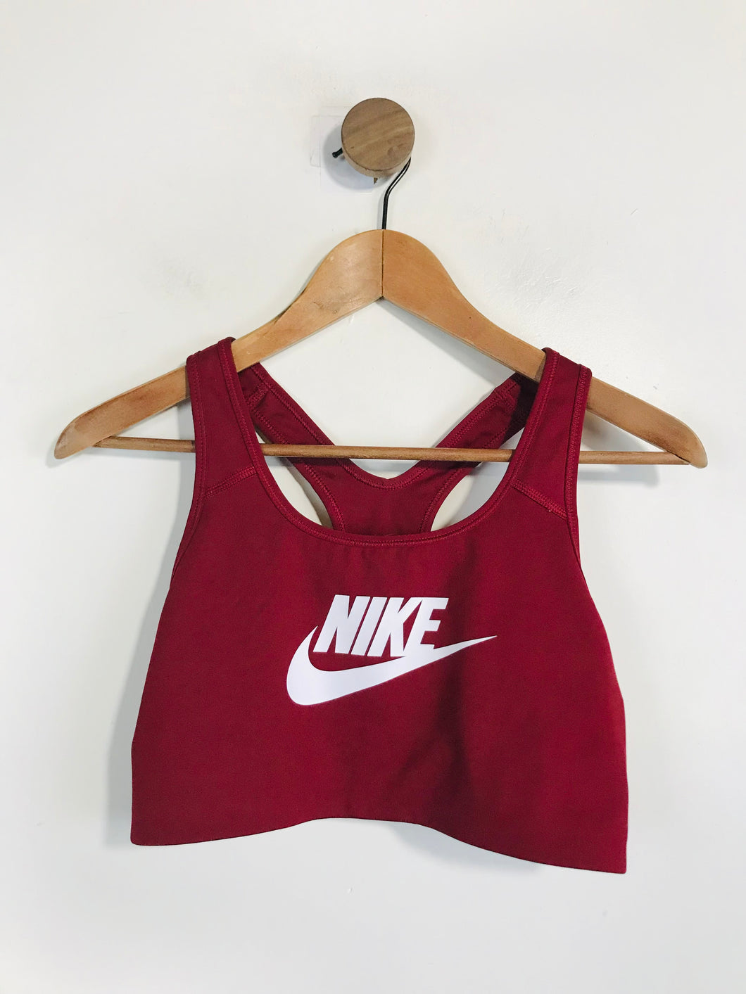 Nike Women's DRI-FIT Sports Bra | L UK14 | Red