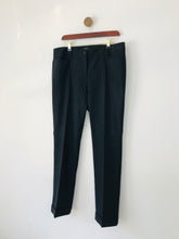 Load image into Gallery viewer, Weekend MaxMara Women&#39;s High Waisted Straight Trousers | UK16 | Blue
