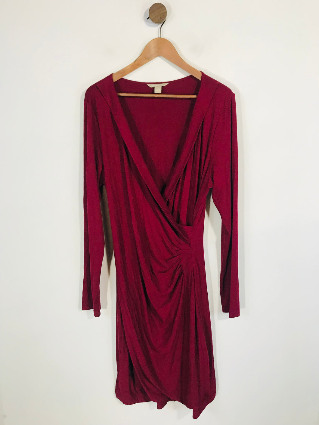 Banana Republic Women's Ruched Bodycon Dress | XL UK16 | Red