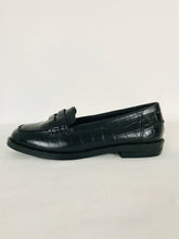 Load image into Gallery viewer, Office Women’s Leather Loafer Slip-On Flats Shoes | 38 UK5 | Black
