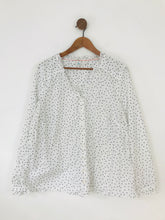 Load image into Gallery viewer, Boden Women&#39;s Polka Dot Button Up Blouse | UK22 | White

