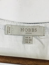 Load image into Gallery viewer, Hobbs Women&#39;s Linen Striped Tank Top | UK8 | White
