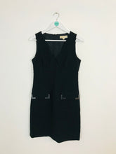 Load image into Gallery viewer, Michael Kors Women’s Fitted Pinafore Dress | US6 UK10 | Black
