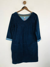 Load image into Gallery viewer, White Stuff Women&#39;s Denim Look Sheath Dress NWT | UK12 | Blue
