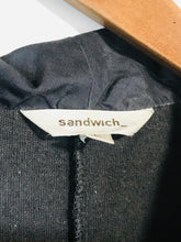Load image into Gallery viewer, Sandwich Women&#39;s Long Sleeve Ruffle Blouse | L UK14 | Grey
