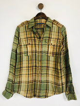 Load image into Gallery viewer, Ralph Lauren Women&#39;s Linen Check Gingham Button-Up Shirt | UK8 | Multicoloured
