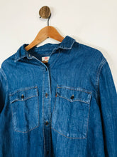 Load image into Gallery viewer, Levi’s Women&#39;s Denim Look Button-Up Shirt | L UK14 | Blue
