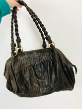 Load image into Gallery viewer, David &amp; Scotti Women’s Leather Shoulder Bag Handbag | Medium | Brown
