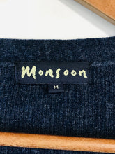 Load image into Gallery viewer, Monsoon Women&#39;s Knit Long Cardigan | M UK10-12 | Blue
