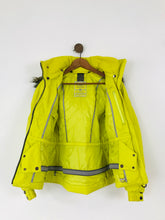 Load image into Gallery viewer, Poivre Blanc Women’s Quilted Insulated Ski Jacket | S UK8 | Yellow
