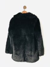 Load image into Gallery viewer, Zara Women’s Faux Fur Teddy Coat | S UK8-10 | Black
