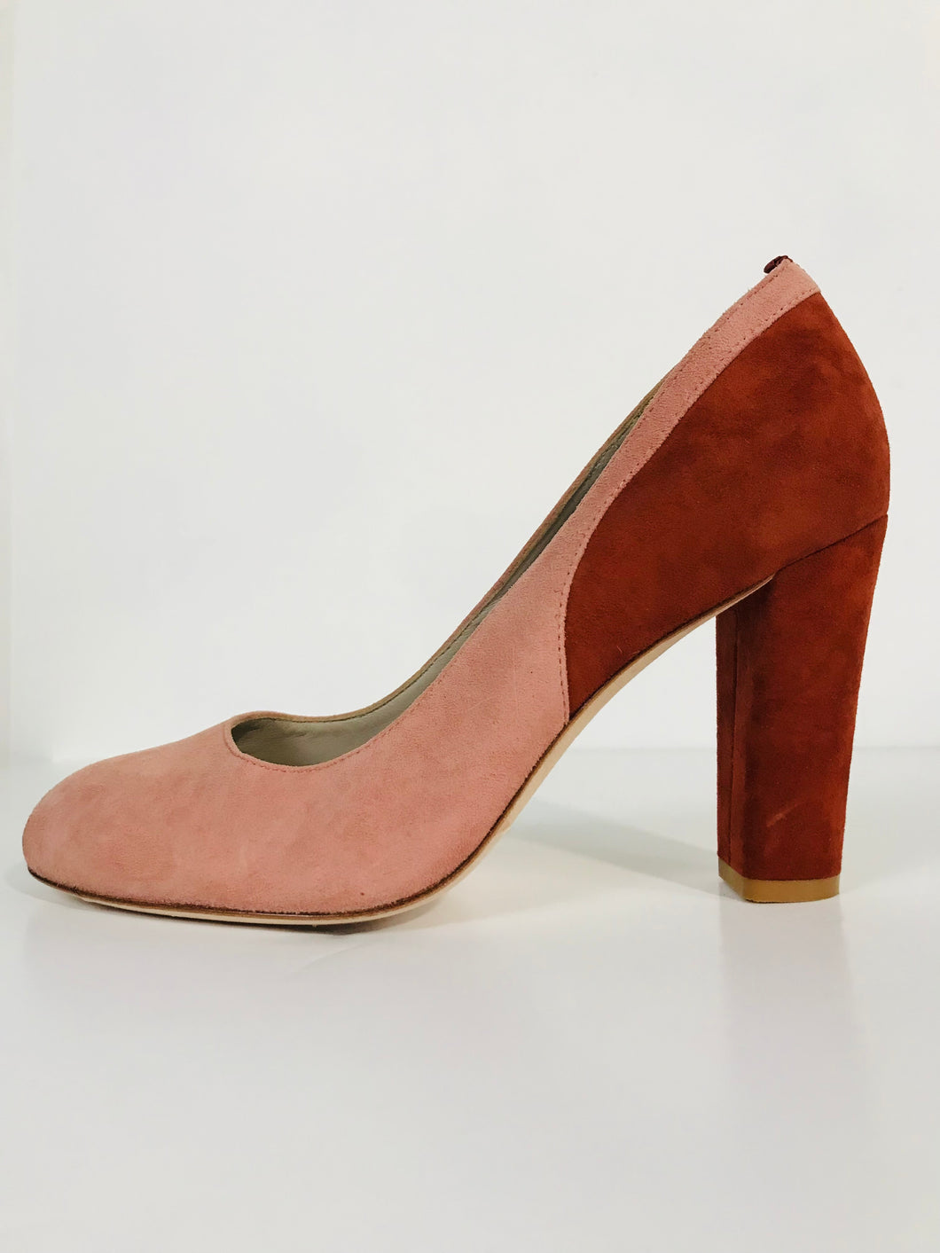 Boden Women's Suede Real Leather Heels | 38 UK5 | Pink