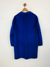 Load image into Gallery viewer, Rino &amp; Pelle Women&#39;s Wool Overcoat Coat | EU42 UK14 | Blue
