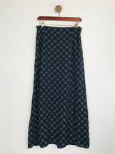 Load image into Gallery viewer, Jake Women&#39;s Check Maxi Skirt | UK12 | Blue

