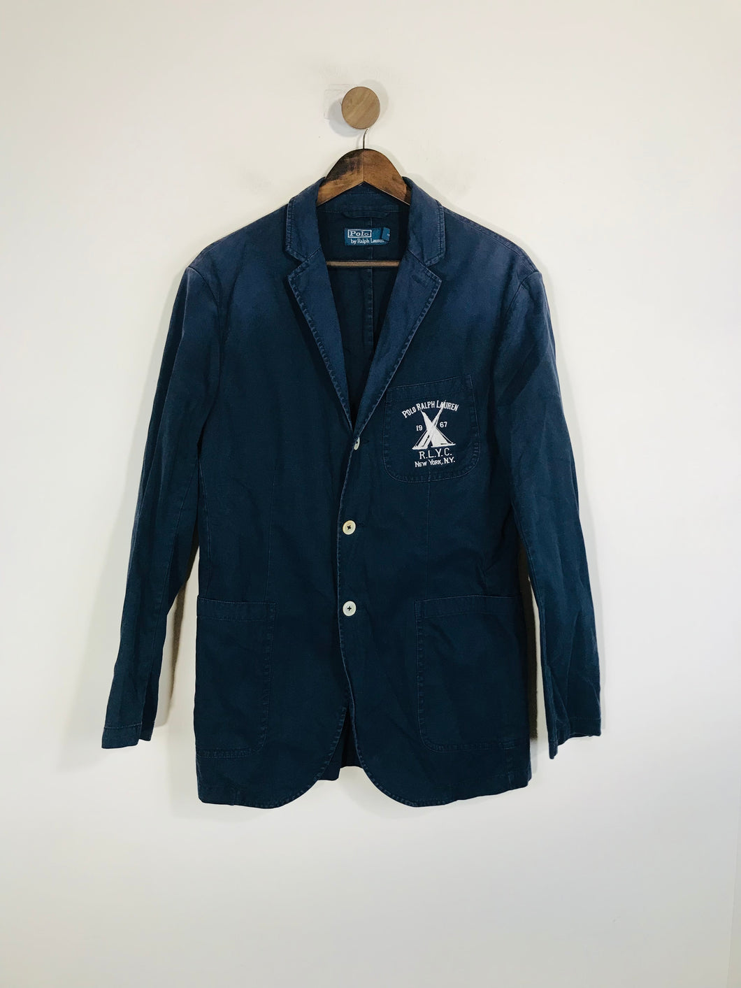 Polo Ralph Lauren Men's Cotton Blazer Jacket | 40R | Blue