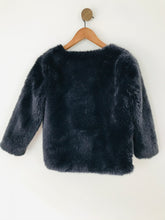 Load image into Gallery viewer, Formula Joven Women&#39;s Faux Fur Teddy Cropped Jacket | 38 UK10 | Blue
