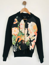 Load image into Gallery viewer, Ted Baker Women&#39;s Wool Floral Cardigan | 1 UK8 | Black
