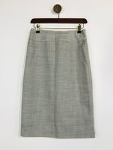Load image into Gallery viewer, Hobbs Women&#39;s Wool Fitted Pencil Skirt | UK8 | Grey
