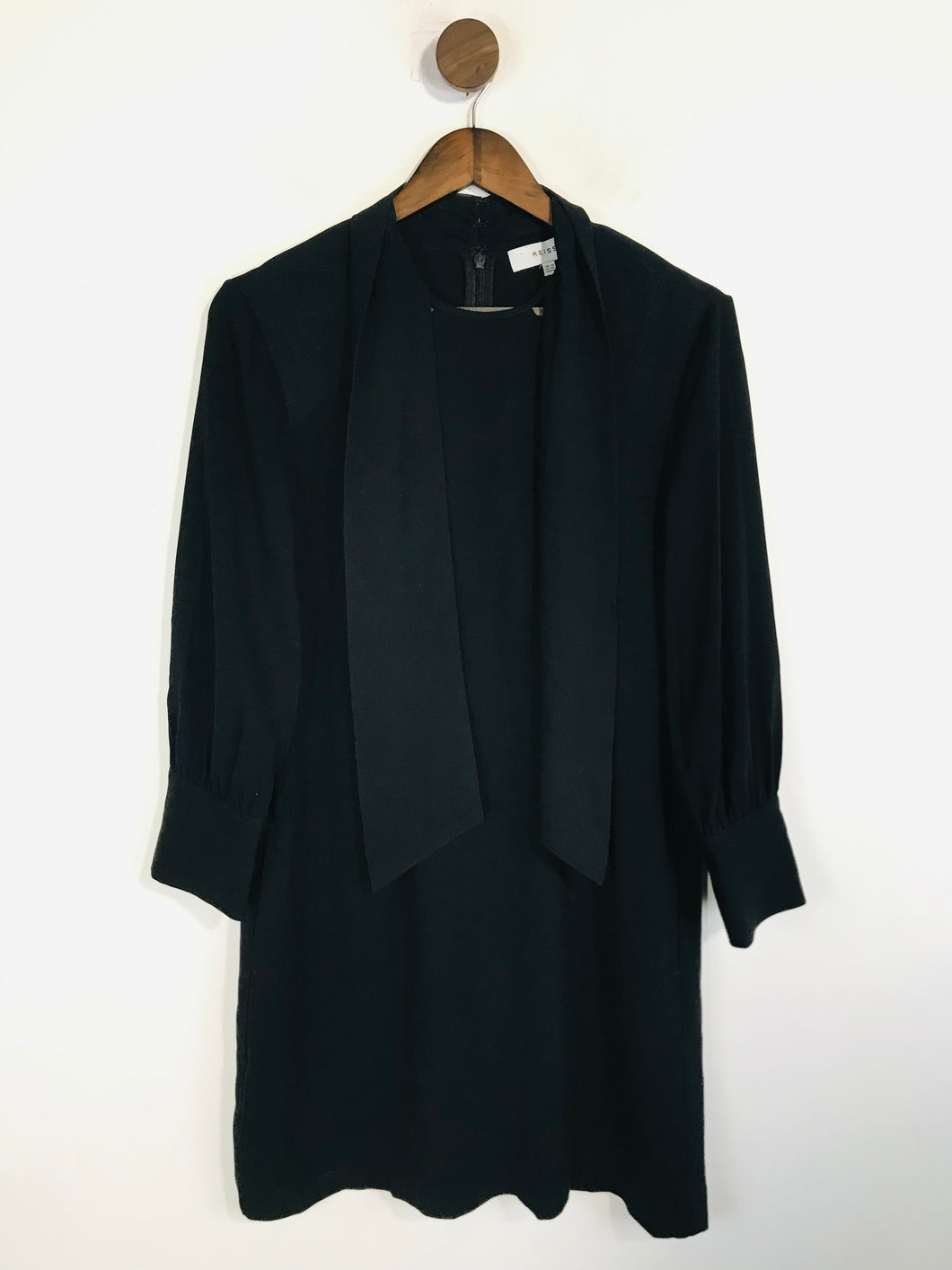 Reiss Women's Long Sleeve Shift Dress NWT | UK10 | Black