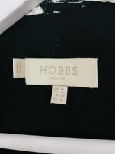 Load image into Gallery viewer, Hobbs Women’s Knee-Length Wrap Tie Dress | UK16 | Black White
