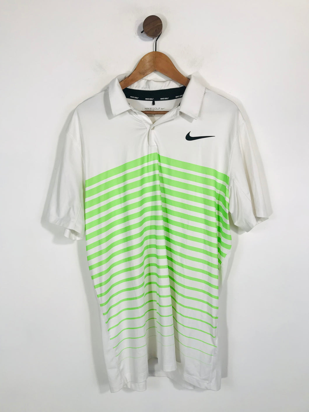 Nike Men's Striped Polo Shirt | L | Multicoloured