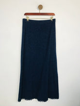 Load image into Gallery viewer, Monsoon Women&#39;s Knit Maxi Skirt | UK14 | Blue
