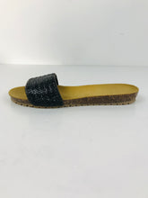 Load image into Gallery viewer, Carvela Women&#39;s Slip-on Embellished Sandals | EU38 UK5 | Black
