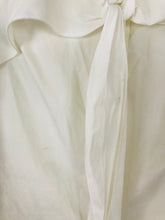 Load image into Gallery viewer, Prada Women’s Three Quarter Length Sleeve Blouse Shirt | 40 UK8 | White
