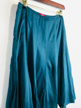 Load image into Gallery viewer, Monsoon Women&#39;s A-Line Midi Skirt | UK10 | Blue
