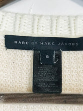 Load image into Gallery viewer, Marc Jacobs Women&#39;s Short Sleeve Jumper | S UK8 | Beige
