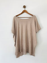 Load image into Gallery viewer, Gray &amp; Willow Women&#39;s Oversized Short Sleeve Jumper | M UK10-12 | Beige
